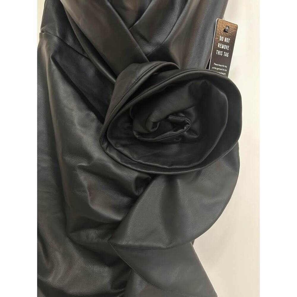 New! Express Leather Dress - Picture 2 of 5